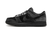 Nike Dunk Low Dover Street Market Triple Black Velvet 2