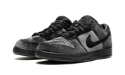 Nike Dunk Low Dover Street Market Triple Black Velvet 3