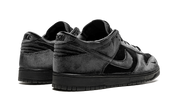 Nike Dunk Low Dover Street Market Triple Black Velvet 4