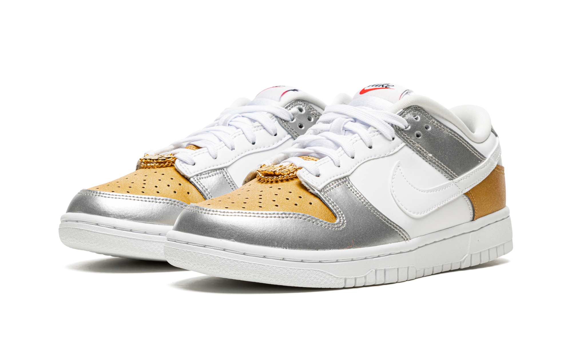 Nike Dunk Low Gold Silver 3
