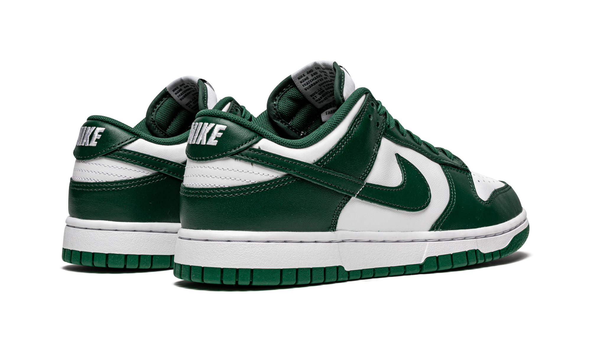 Nike Dunk Low Michigan State Green 3