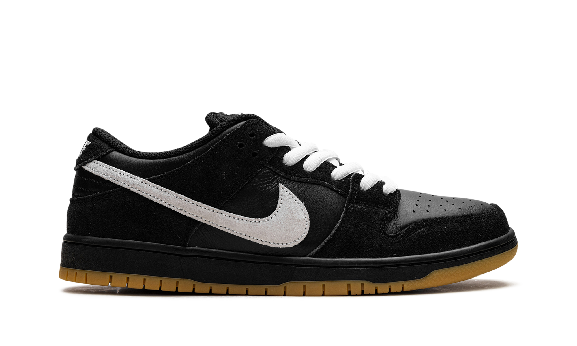 Nike Dunk Low Pro SB Black White Gum 7