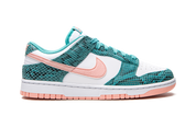Nike Dunk Low Washed Teal Snakeskin 6