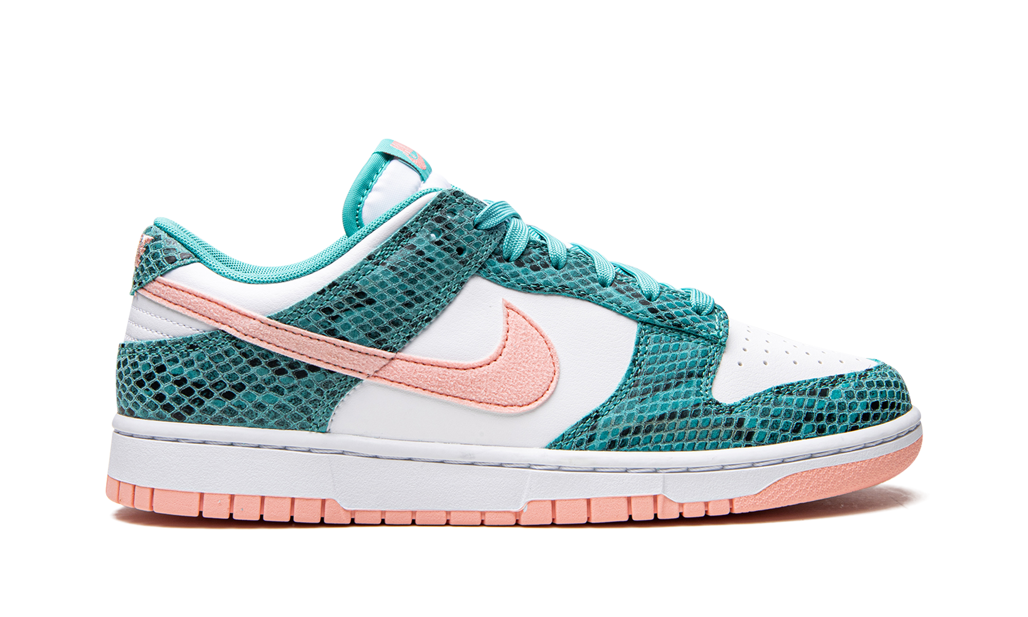 Nike Dunk Low Washed Teal Snakeskin 6
