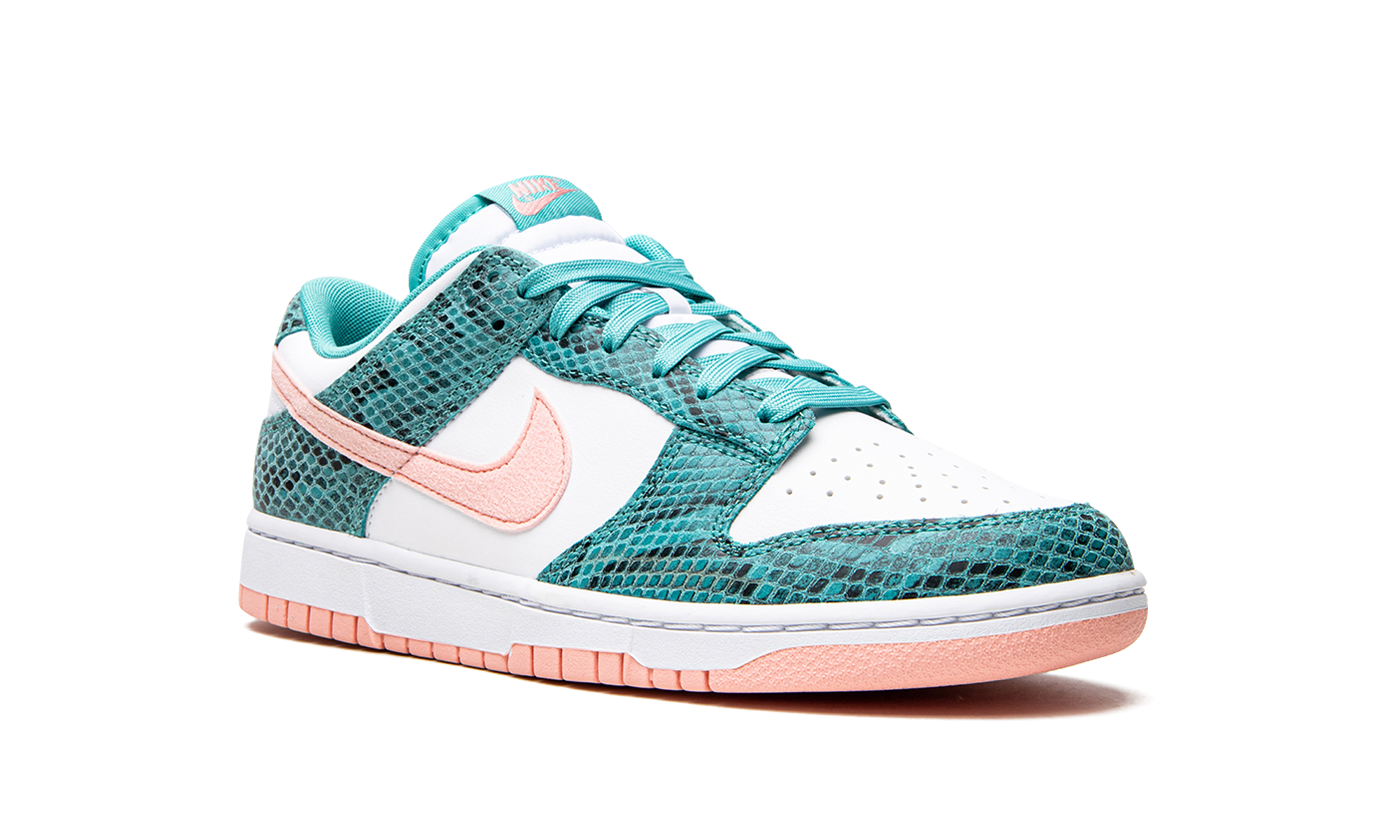 Nike Dunk Low Washed Teal Snakeskin 7