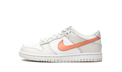 Nike Dunk Low White Bone Peach Aqua