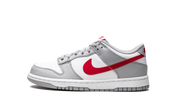 Nike Dunk Low White Grey Red (GS) 1