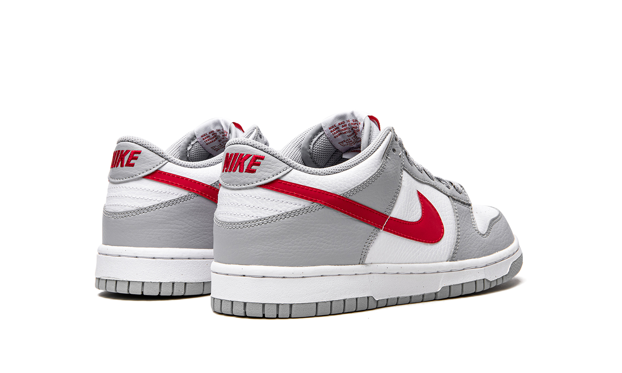 Nike Dunk Low White Grey Red (GS) 3