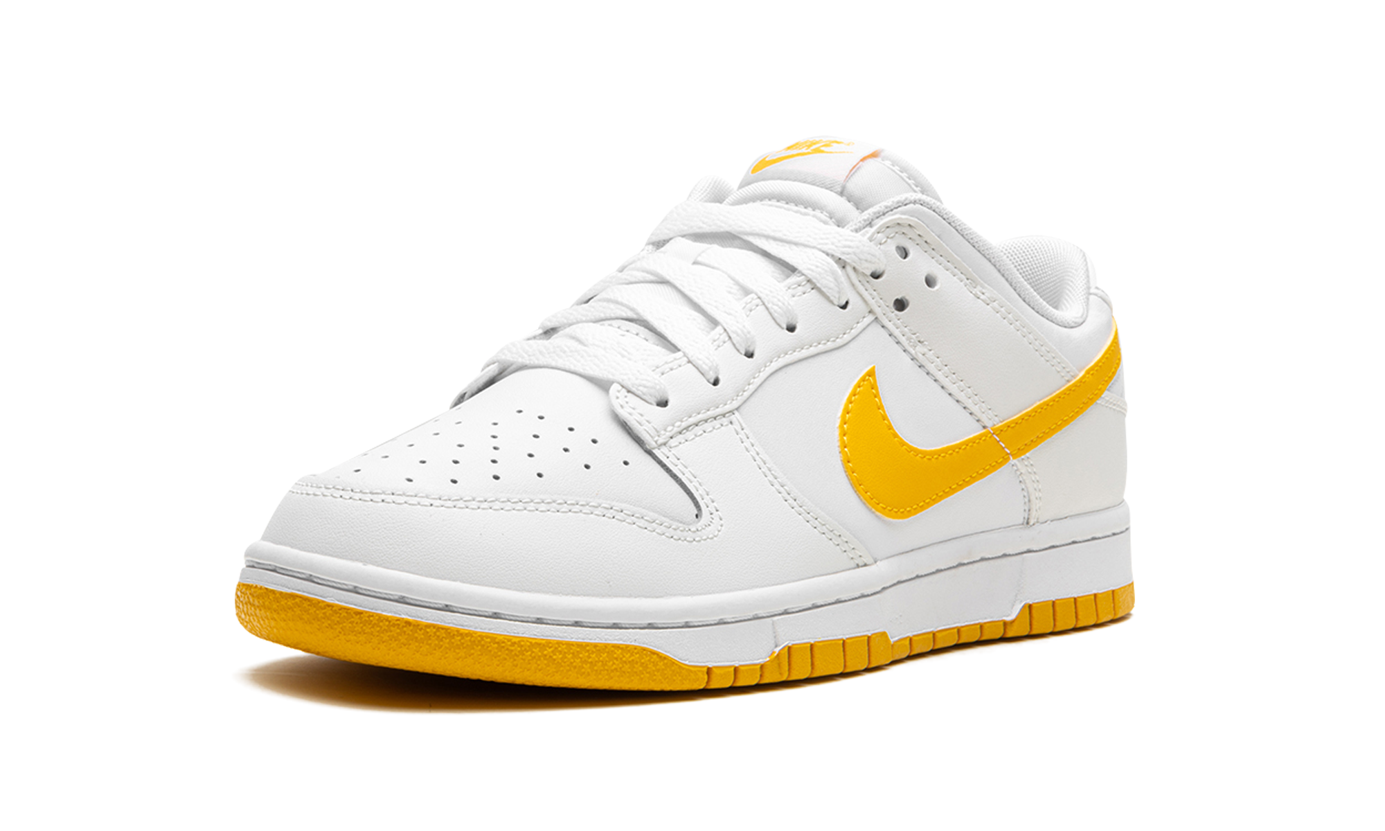 Nike Dunk Low White University Gold 5