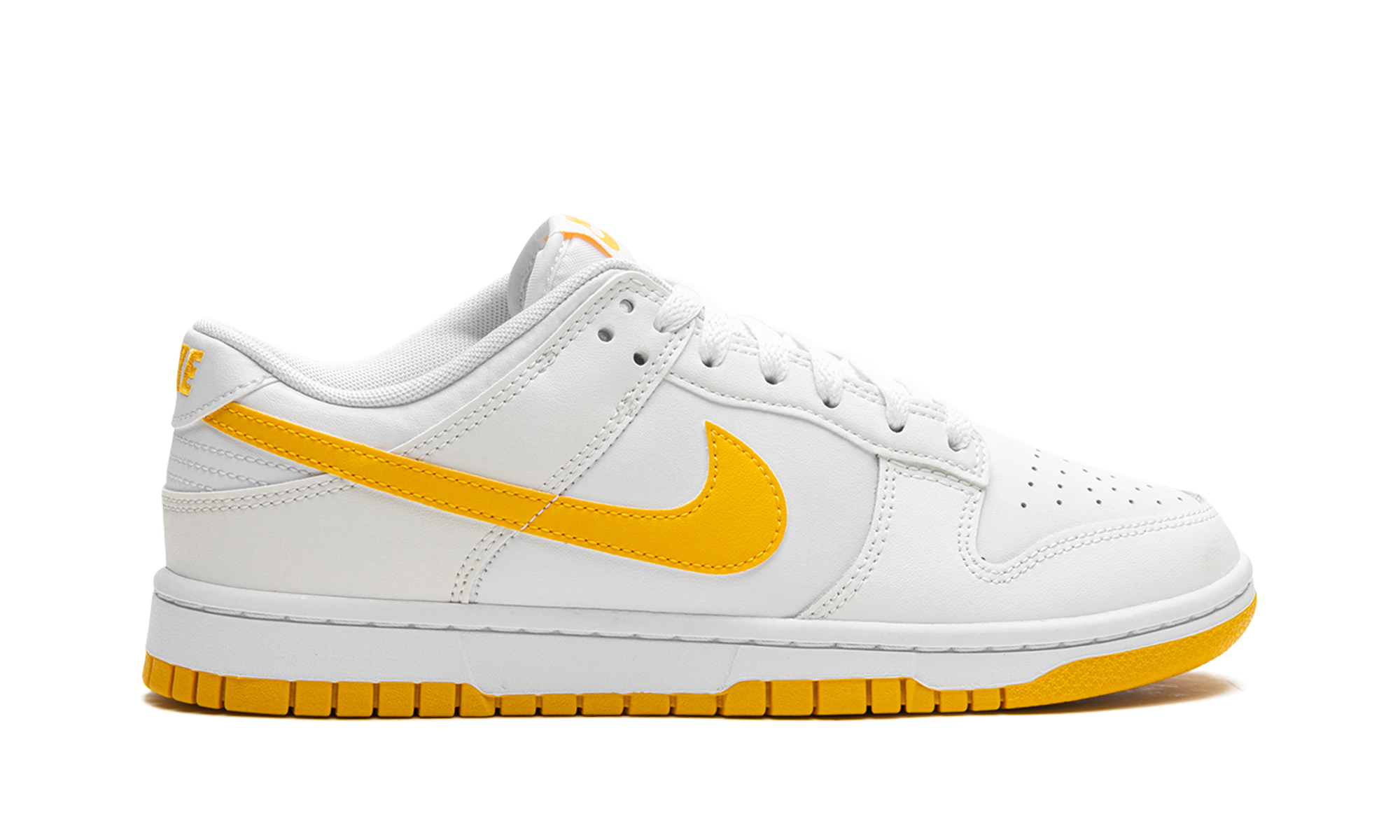 Nike Dunk Low White University Gold 7