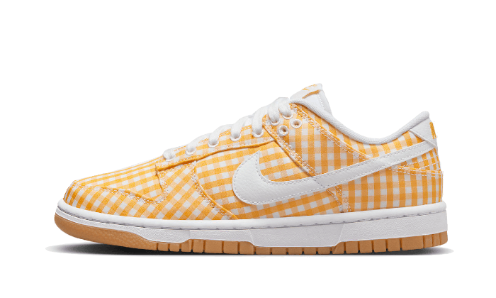 Nike Dunk Low Yellow Gingham 1