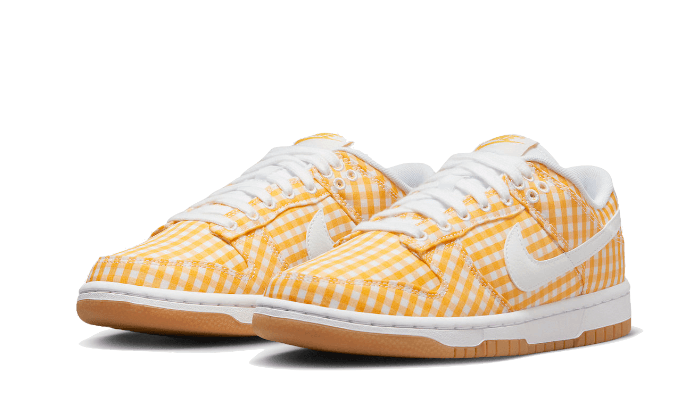 Nike Dunk Low Yellow Gingham 2