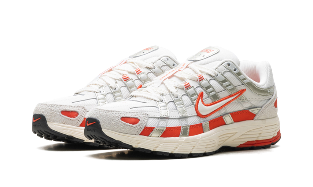 Nike P-6000 Sail Pale Ivory Light Bone Picante Red (W) 3