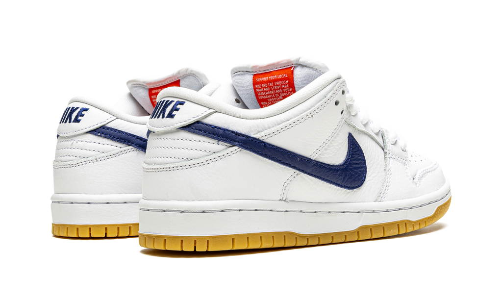 Nike SB Dunk Low Orange Label White Navy 4