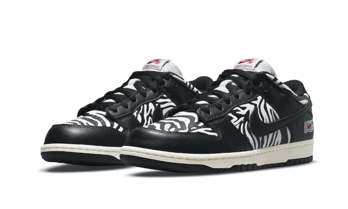 Nike SB Dunk Low Quartersnacks Zebra 2