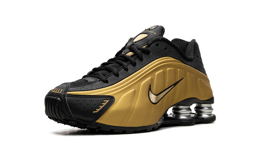 Nike Shox R4 Black Metallic Gold (W)