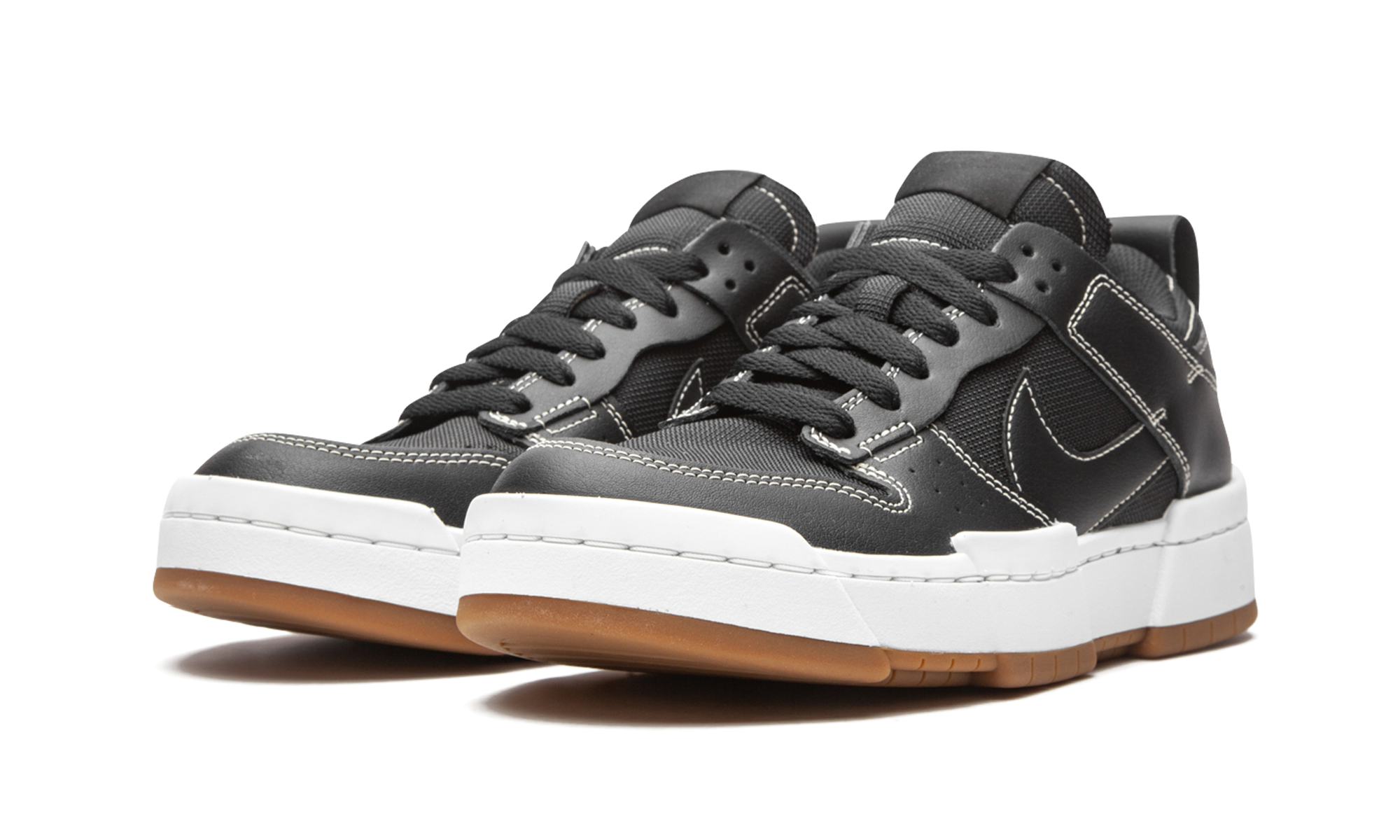 Nike Dunk Low Disrupt Black White Gum (W)