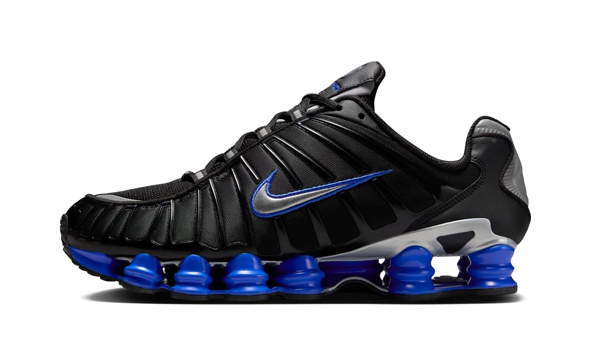 Nike Shox TL Black Racer Blue Metallic Silver