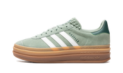 Adidas Gazelle Bold Silver Green (W) 1