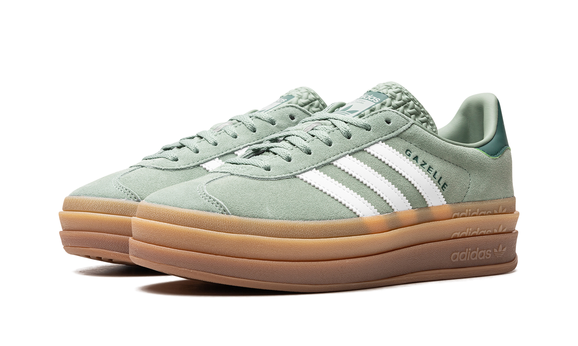 Adidas Gazelle Bold Silver Green (W) 3