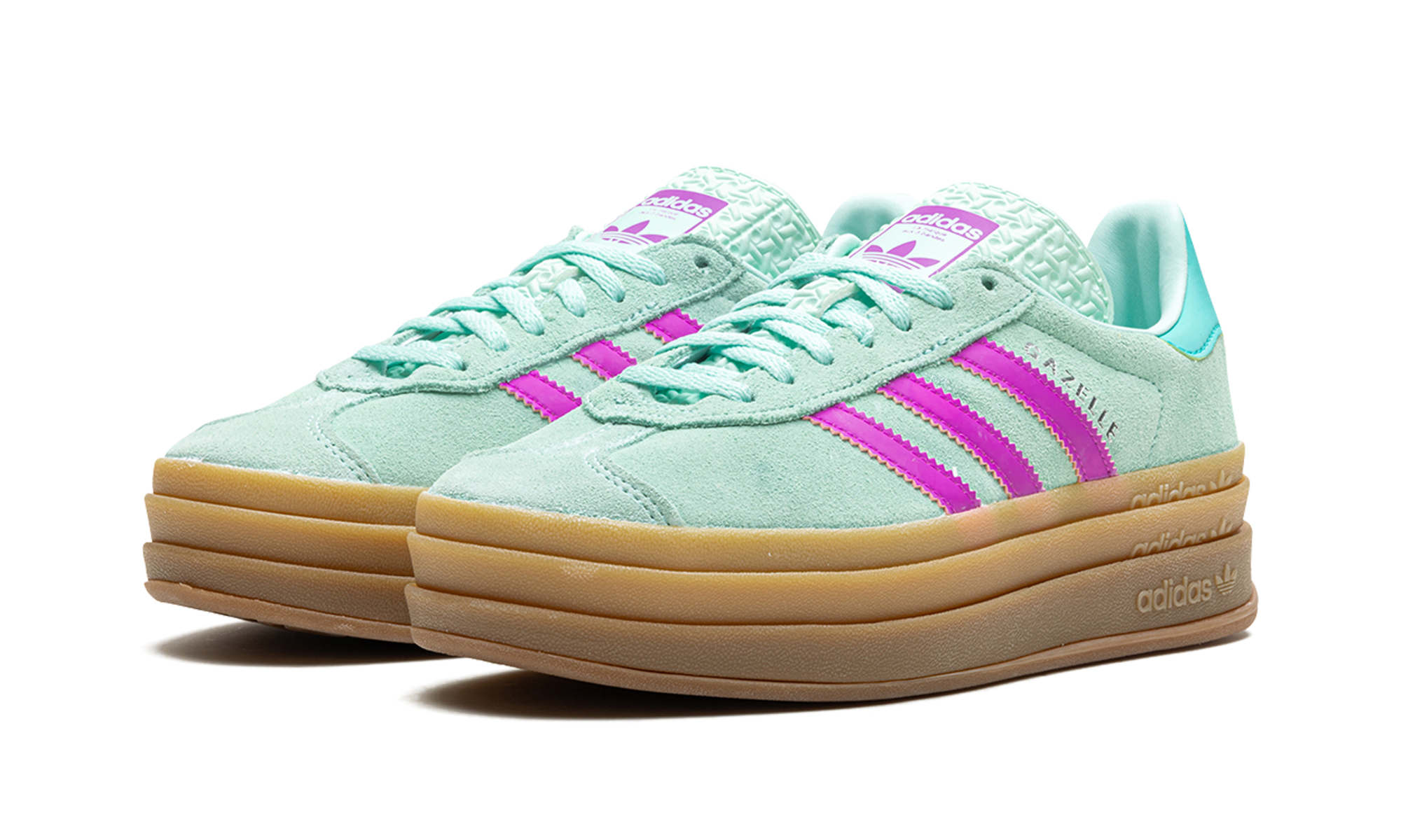 Adidas Gazelle Bold Turqoise Pink (Kids) 3