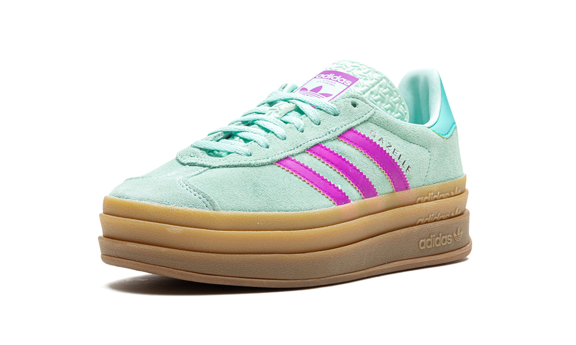 Adidas Gazelle Bold Turqoise Pink (Kids) 5