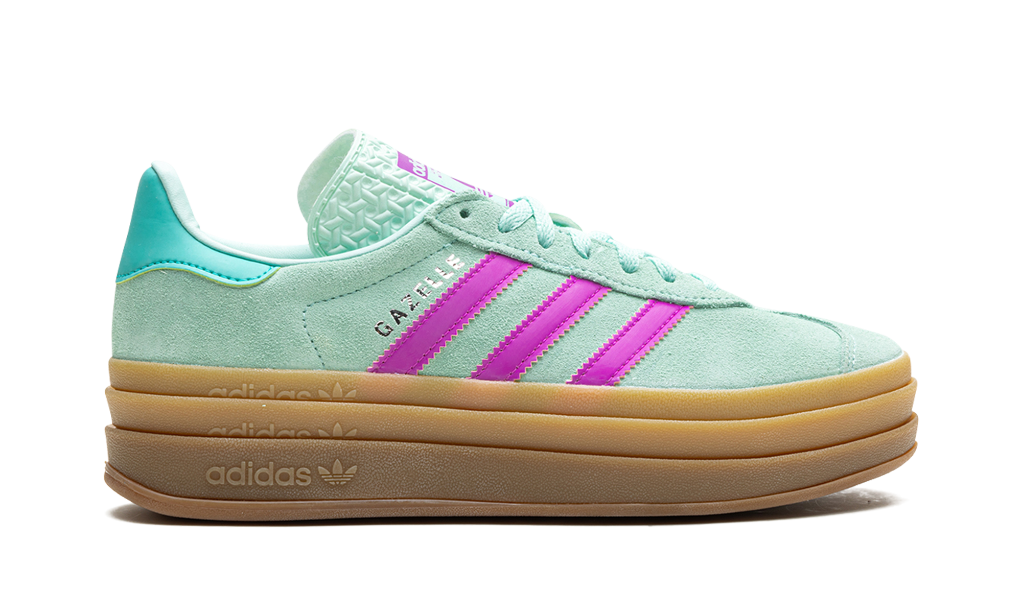 Adidas Gazelle Bold Turqoise Pink (Kids) 7