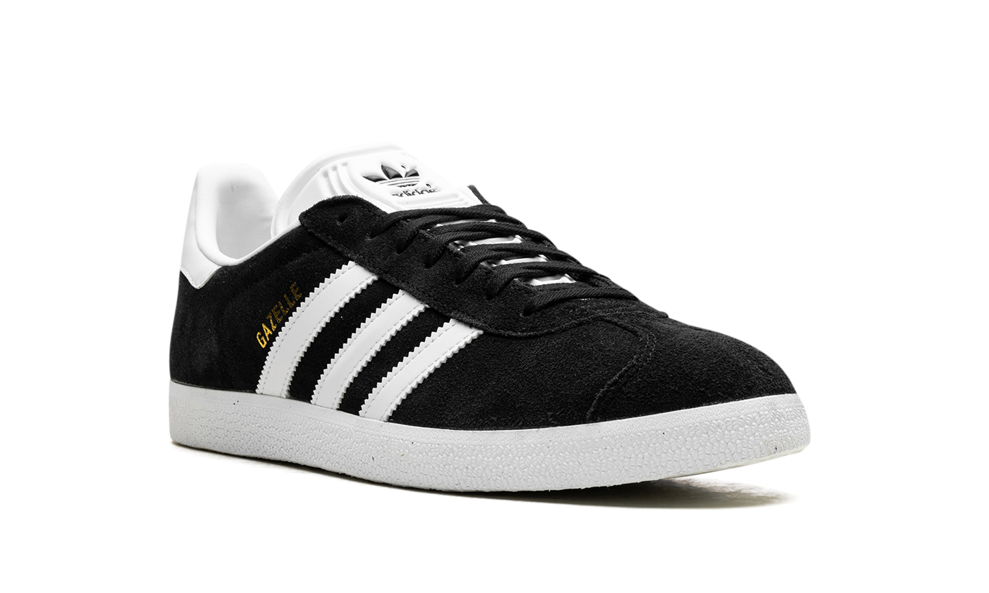 Adidas Gazelle Core Black Cloud White Gold 6