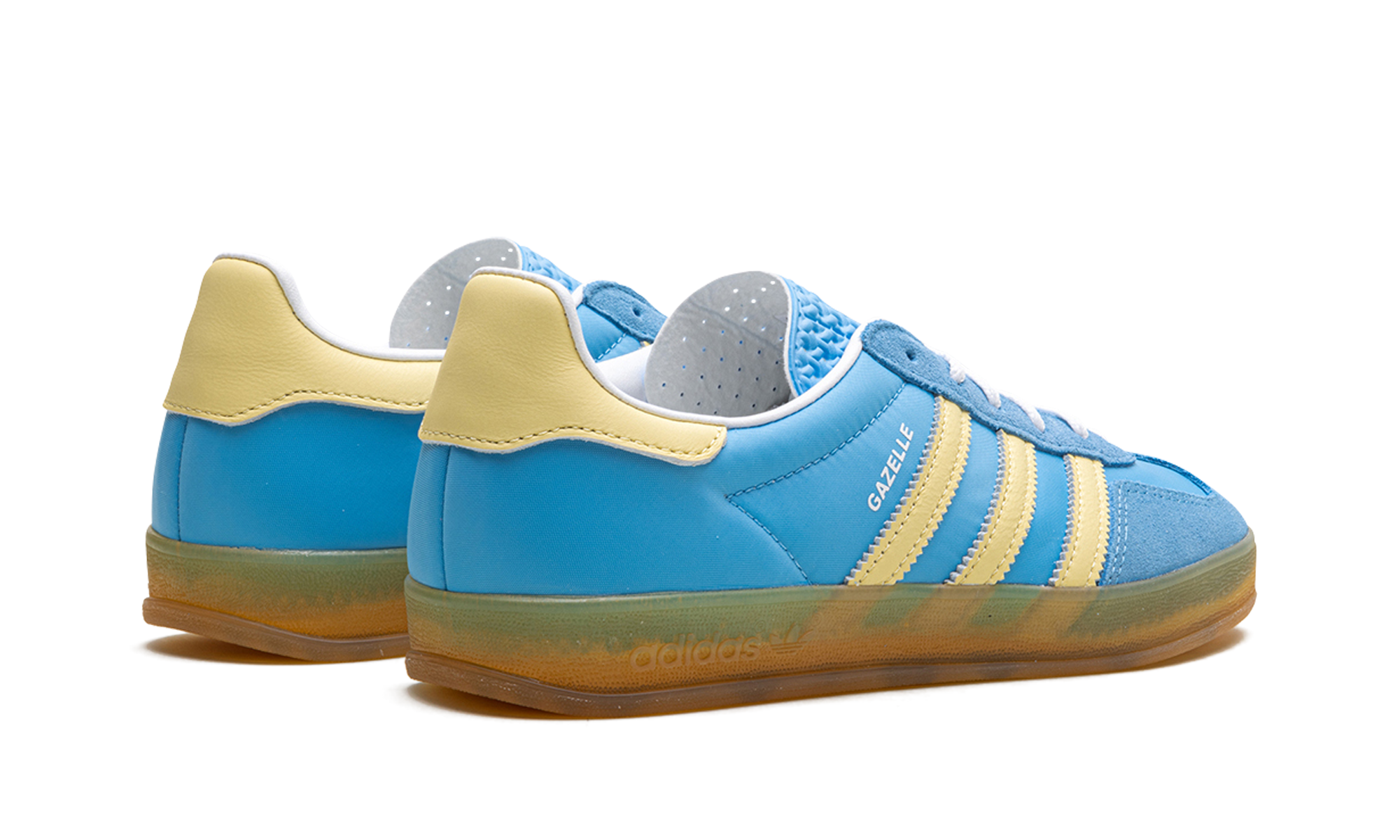 Adidas Gazelle Indoor Semi Blue BURST Almost Yellow 4