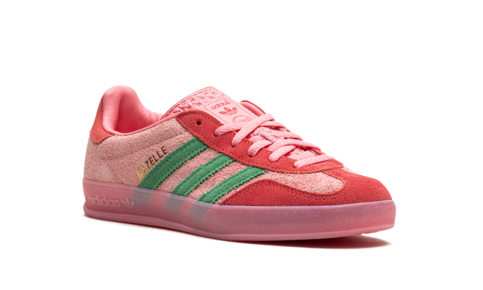 Adidas Gazelle Indoor Semi Pink Spark Preloved Scarlet 2