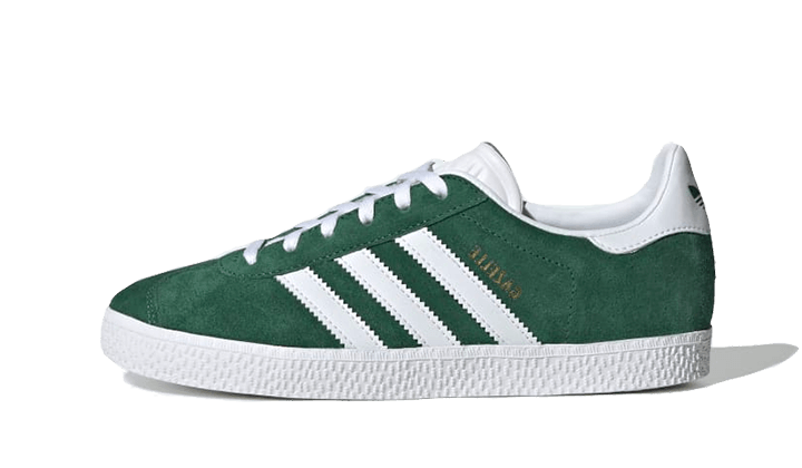 Adidas Gazelle Junior Dark Green White 1