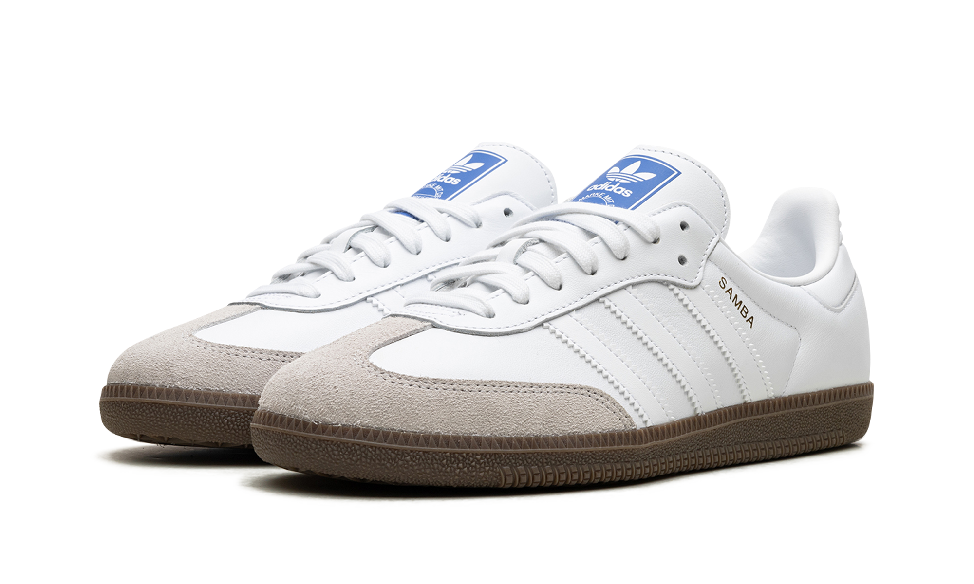 Adidas Samba Cloud White Blue Gum 3