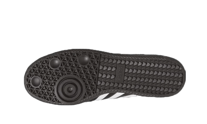 Adidas Samba Leather Black White 2