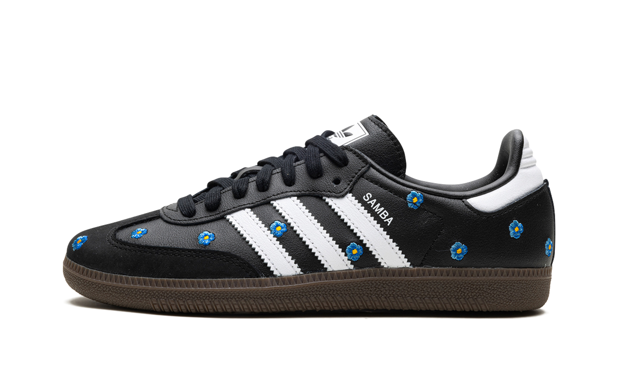 Adidas Samba Light Blue Floral Black 1