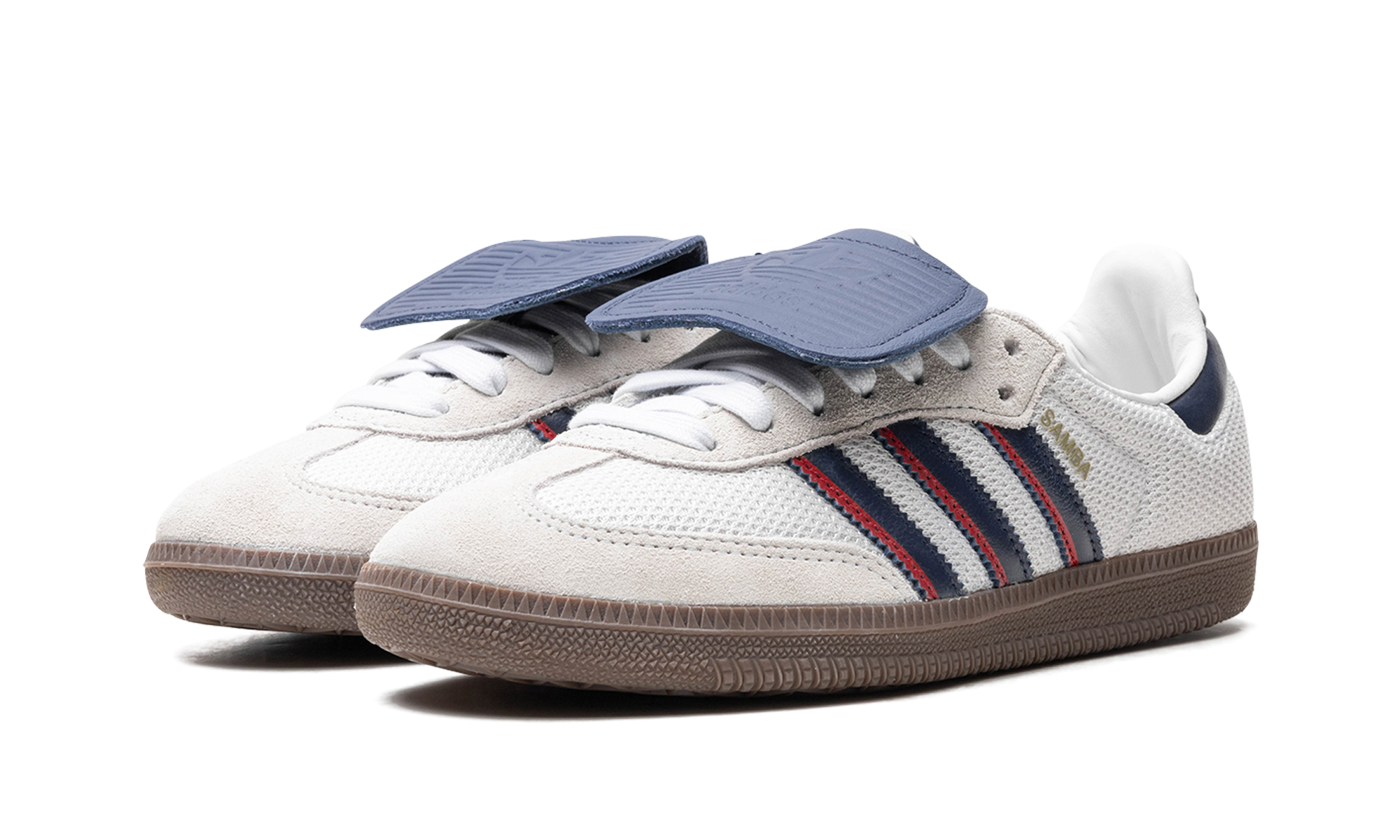 Adidas Samba LT Crystal White Dark Blue Gum 3