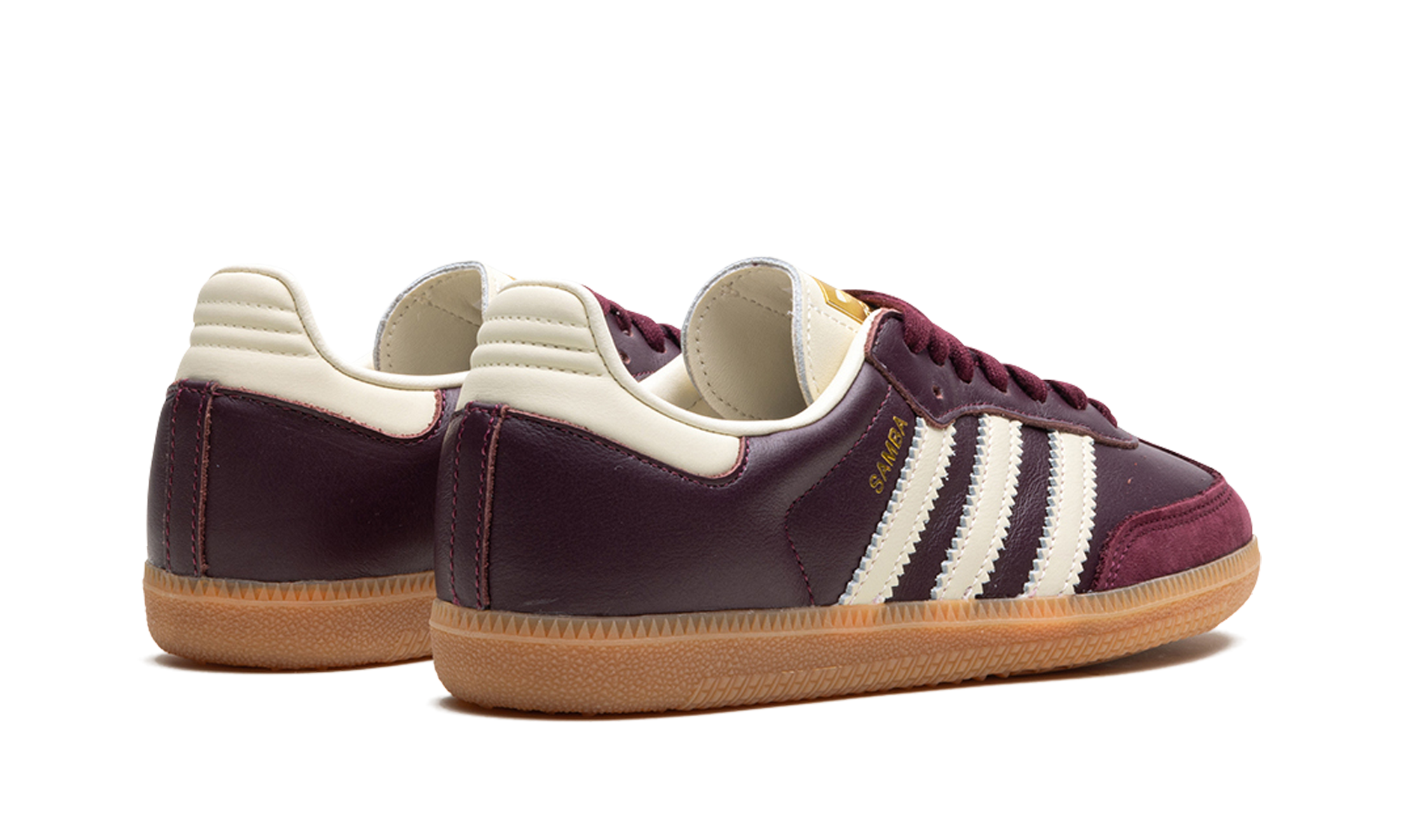 Adidas Samba OG Maroon Crewht Gold 4