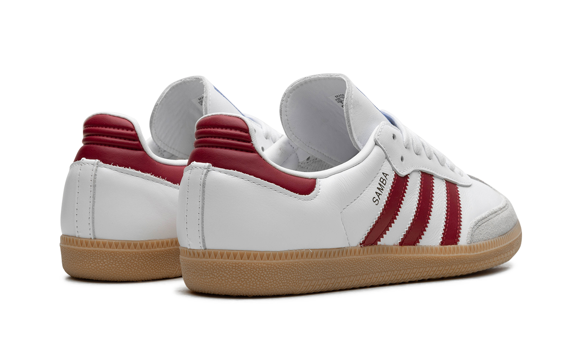 Adidas Samba OG White Burgundy Gum 4