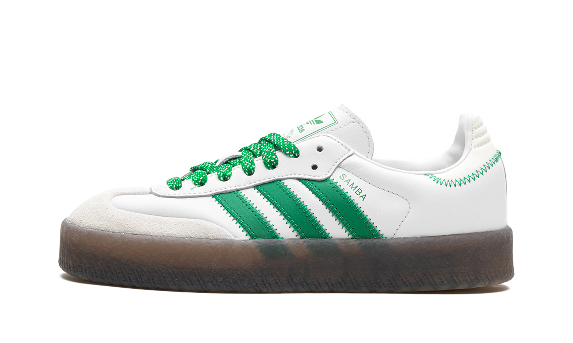 Adidas Sambae Cloud White Green 1