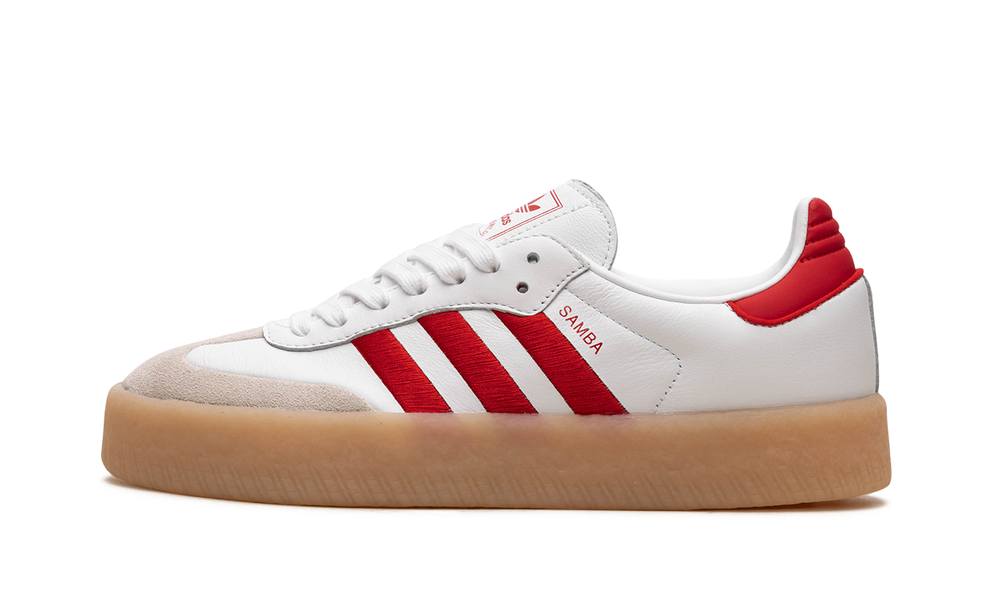 Adidas Sambae White Better Scarlet Gum 1