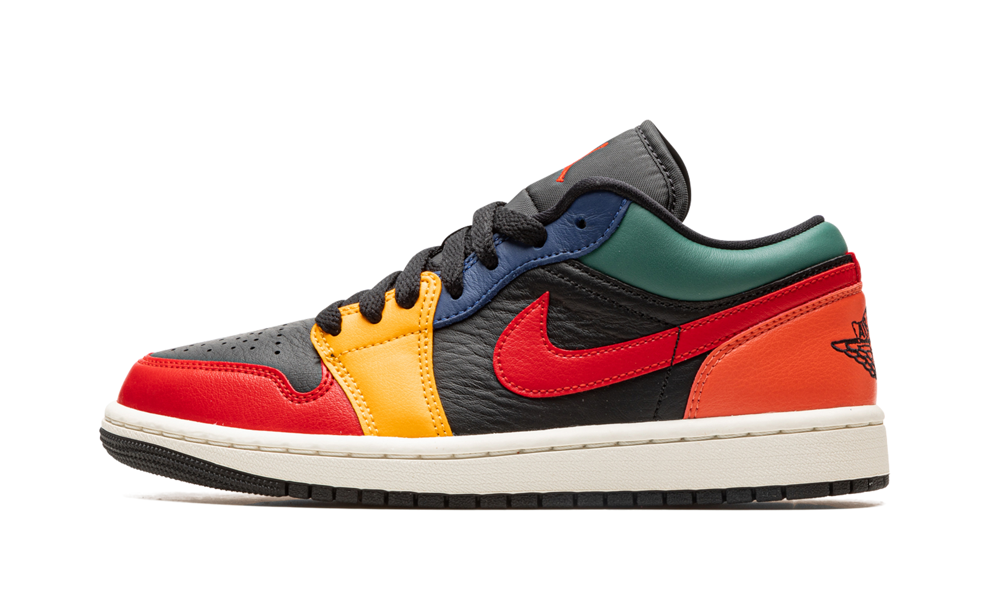 Air Jordan 1 Low Black Multi Color (W) 2