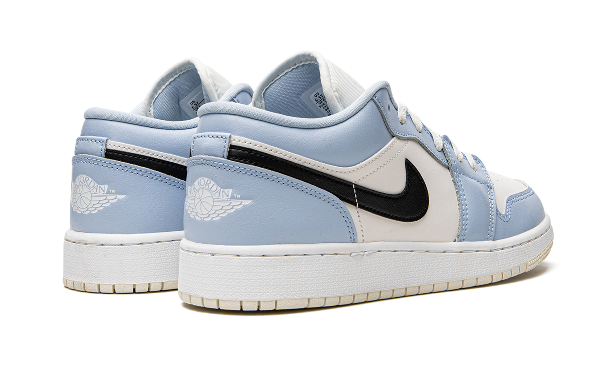 Air Jordan 1 Low Ice Blue Black 3