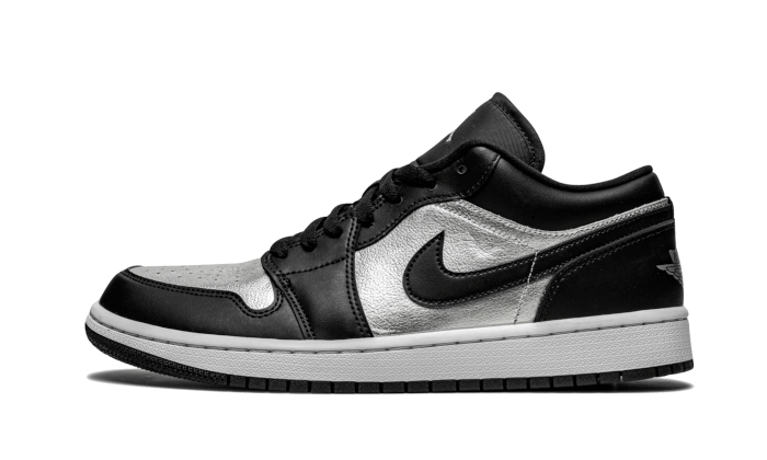Air Jordan 1 Low Se Black Metallic Silver