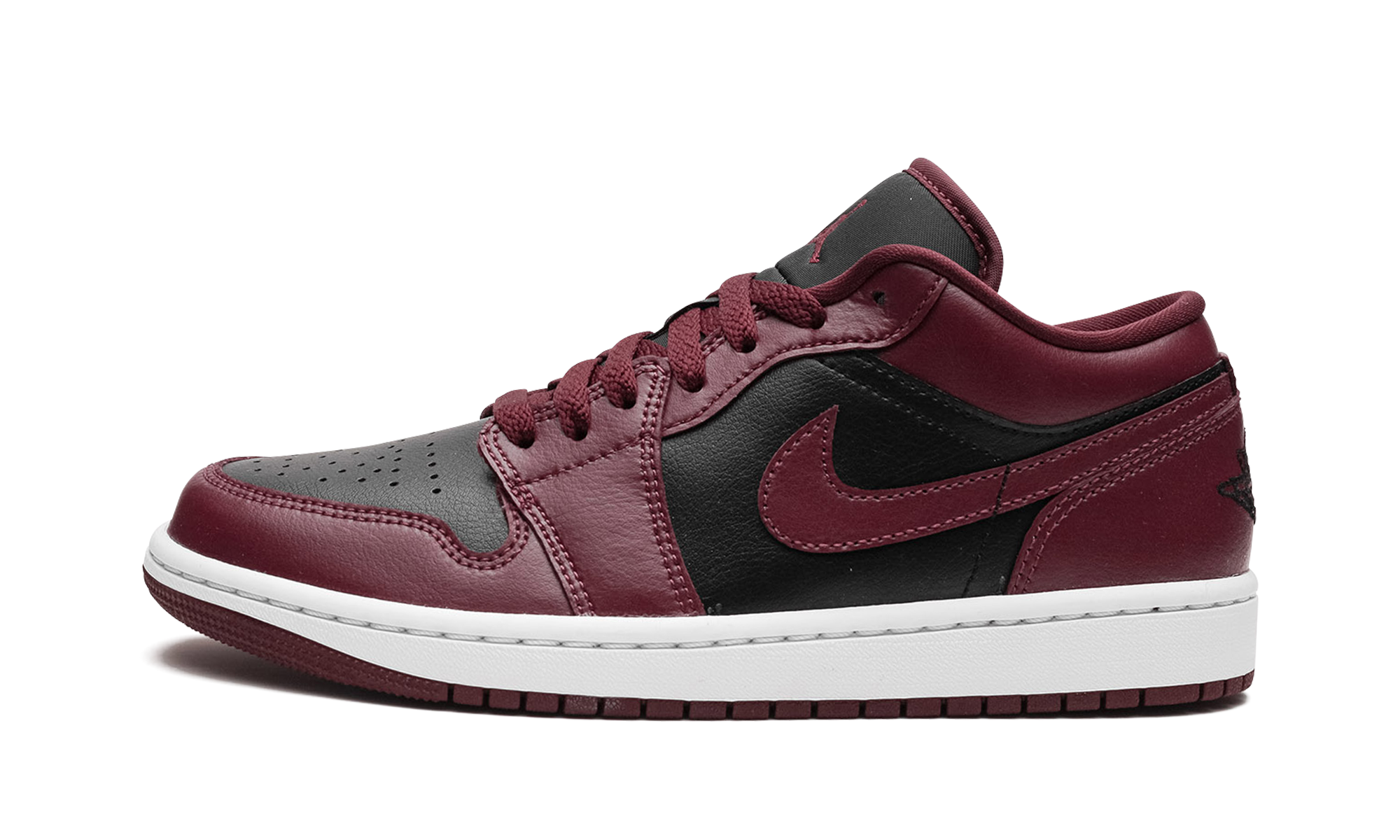 Air Jordan 1 Low WMNS Black Maroon 1