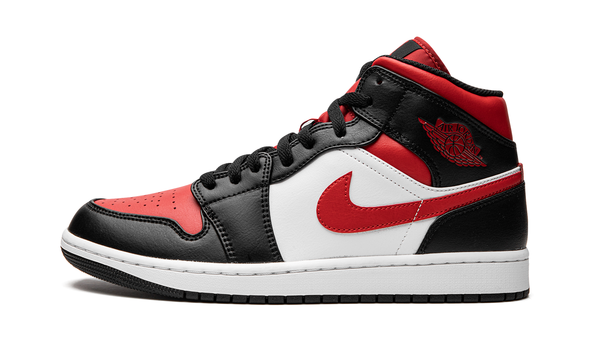 Air Jordan 1 Mid Alternate Bred Toe 1