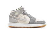 Air Jordan 1 Mid Beige Grey Suede (GS) 7