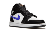 Air Jordan 1 Mid Black Racer Blue (GS) 8