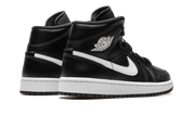 Air Jordan 1 Mid Black White (W) 4