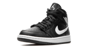 Air Jordan 1 Mid Black White (W) 5