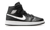 Air Jordan 1 Mid Black White (W) 7