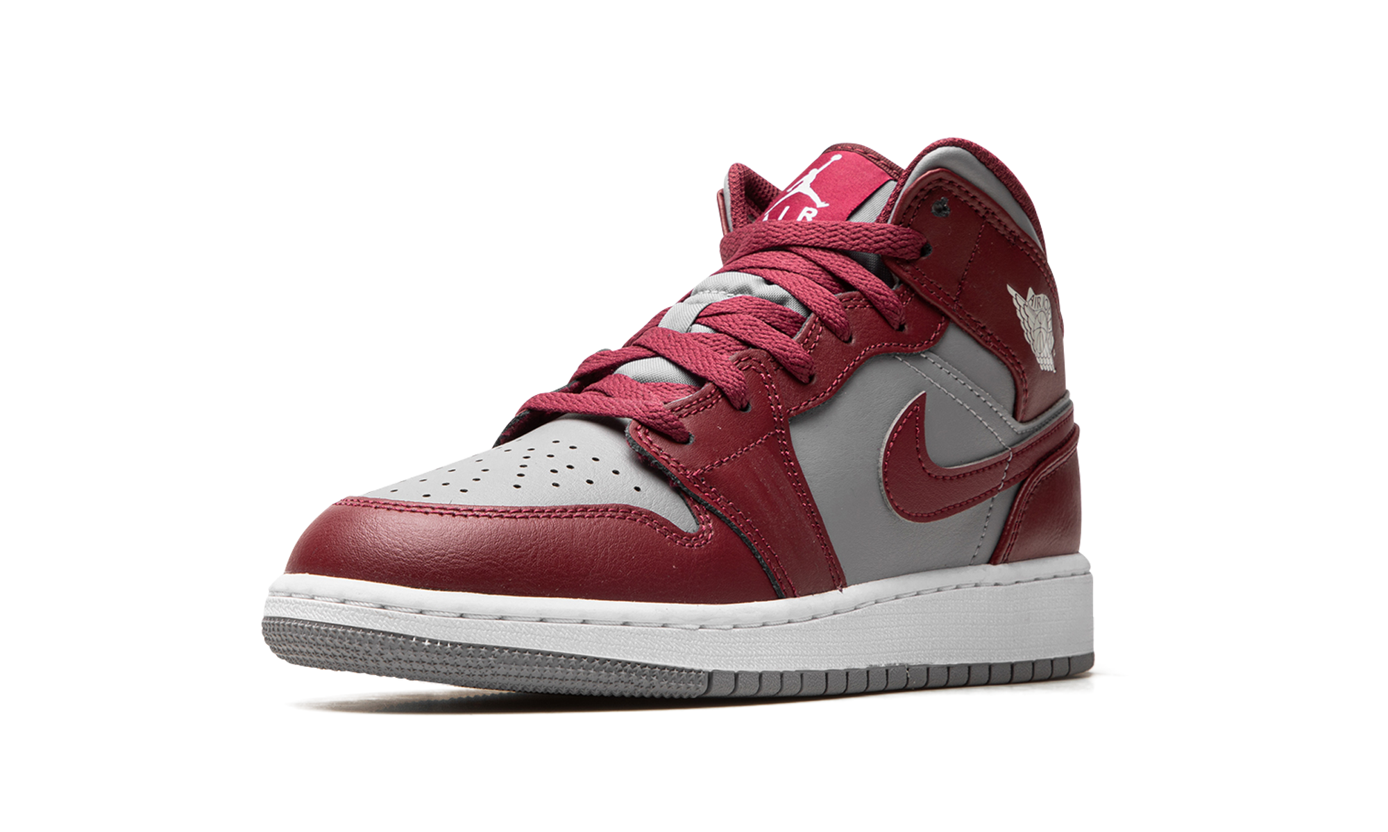 Air Jordan 1 Mid Cherrywood Red (GS) 5
